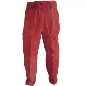 Premium Leather Industrial Safety Welding <b>Trouser</b> Heat Resistant Flame Retardant Mechanic Welder Leather Safety <b>Trouser</b> - Product Image 2