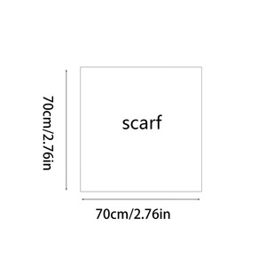 Eco-Friendly Recycled Polyester <b>Scarf</b> Custom Print Sustainable <b>Scarves</b> - Product Image 6