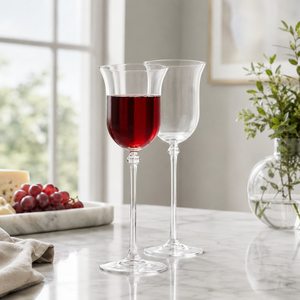 Verres à vin en borosilicate faits à la main, 360 ml, sans plomb, transparents, à pied, pour vin rouge et blanc, réutilisables, vente en gros - Product Image 6