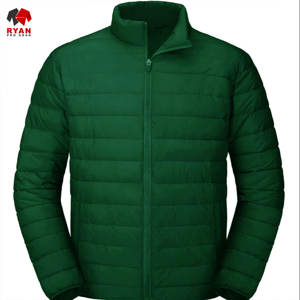 Chaqueta Acolchada de Diseño Personalizado para Hombre, con Logotipo Personalizado, Cierre de Cremallera, Tela Transpirable y Cómoda, Diseño Sólido - Product Image 4