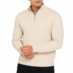 Suéter de Punto con Cierre de Cremallera para Hombre, Elegante, de Primera Calidad, Informal, para Invierno, Personalizable en Color y Logotipo, Lana/Acrílico - Product Image 1