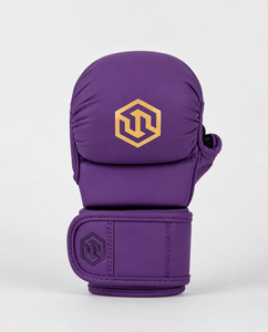 Guantes de MMA de Cuero con Logotipo Personalizado, Guantes de Boxeo para Entrenamiento y Combate con Dedos Descubiertos, para Muñeca, Profesionales, Artes Marciales Mixtas - Product Image 1