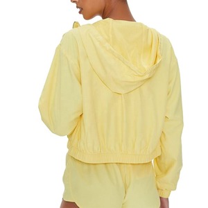 Ensemble 2 pièces d'été pour femme : coupe-vent et short décontracté à séchage rapide avec fermeture éclair - Product Image 4
