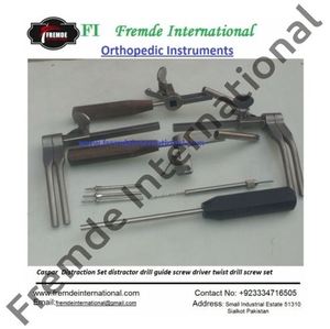 Ensemble d'opérations chirurgicales pour discectomie micro-lombaire Caspar : instruments de rétraction manuels pour la colonne vertébrale, outils orthopédiques - Product Image 4