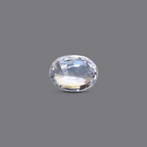 Handcrafted 4.7 Carat White Zircon Loose Gemstone-Square Princess Cut 20mm for Fine Jewelry - Product Image 2