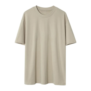 Camiseta deportiva de hombre de verano de secado rápido con hombros caídos, corte holgado, estampado serigrafiado, estilo oversize, de malla, lisa, para la calle - Product Image 5