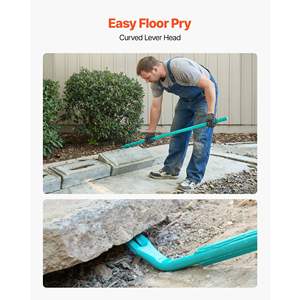 Leva in Acciaio al Carbonio con Capacità di Carico di 2000 Libbre, 56 Pollici, per Demolizione di Calcestruzzo e Costruzioni Industriali - Product Image 2