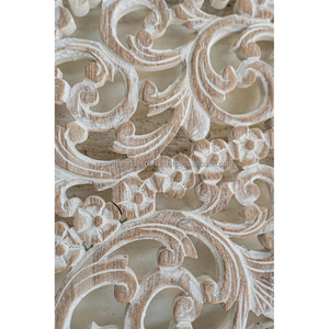 2024 meilleure vente fait à la main sculpté Style indien King Size chambre meubles lit mural avec sculpture sur bois de haute qualité - Product Image 4