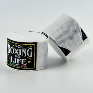 ผ้าพันมือสำหรับฝึกซ้อมมวย ยี่ห้อ No Boxing No Life ผลิตจากผ้าฝ้ายผสมอีลาสเทน ยืดหยุ่นสูง มีทุกสี พร้อมถุงมือสำหรับมวย - Product Image 6