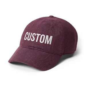 Men's Premium Cotton <b>Dad</b> <b>Hat</b> Custom Embroidery Adjustable Baseball Cap Casual Streetwear Wholesale Headwear Supplier - Product Image 3