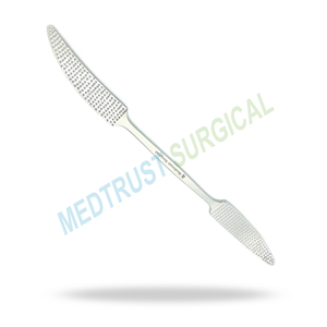 เครื่องมือผ่าตัดกระดูกแบบสองด้าน ขนาด 10.5 นิ้ว ตะไบกระดูกสำหรับศัลยกรรมกระดูก ทำจากสแตนเลส ชุดเครื่องมือผ่าตัด - Product Image 4