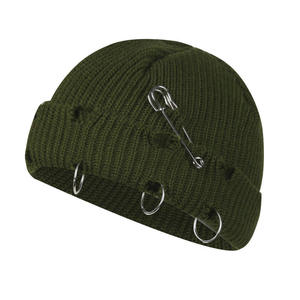 Unisex Beanie Thick Knit <b>Winter</b> <b>Cap</b> Cozy Everyday Wear Adjustable Cotton Wool Private Label OEM Wholesale Manufacturer USA - Product Image 2