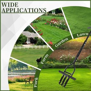 Aeratore Manuale per Prato con Vassoio per il Coreamento del Terreno - Product Image 2