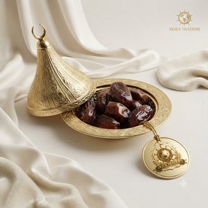 Bol festonné doré pour dattes, chauffe-plats et casseroles haut de gamme, présentoir à fruits, vaisselle, ustensiles de cuisine en gros - Product Image 5