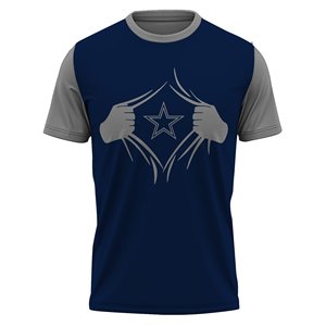 Camiseta de Béisbol Personalizada de Manga Larga en Azul Rey y Gris |   Camiseta Deportiva Sublimada para Equipos - Product Image 6
