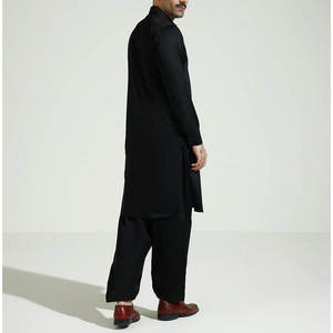Breathable Fabric <b>Men's</b> <b>Kurta</b> Set 2026 Trendy Shalwar Kameez Premium Quality <b>Men's</b> Islamic Clothing for Summer - Product Image 3