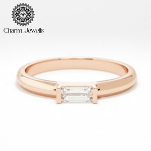 แหวนหมั้นผู้หญิง Charm_Jewells ชุบทอง 22k ประดับเพชรโมอิสซาไนต์ทรงคุชชั่น ตัวเรือนแบบหนามเตย รับรองโดย IGI น้ำหนัก 3 กรัม - Product Image 5
