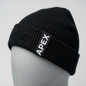 Gorro de Punto Negro para Hombre, Gorro de Invierno con Puño, Estilo Urbano, Unisex, Logotipo Personalizado, Venta al Por Mayor, Moda - Product Image 2