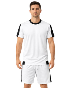Breathable Custom Logo <b>Mens</b> <b>T</b> <b>Shirts</b> <b>and</b> <b>Shorts</b> Sets Wholesale Customized Summer Wear High Quality <b>Men</b> <b>Short</b> Sets in All Size - Product Image 1