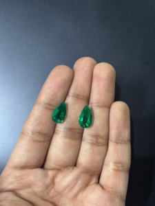 Pérolles de culture colombiennes en gros, taillées en facettes, pierres précieuses en vrac pour la fabrication de bijoux, boucles d'oreilles, colliers, 8x14mm - Product Image 3