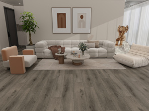 Suelo SPC Rígido Moderno VFLOOR, Resistente al Agua, Anti-Rayones, Sistema de Clic, Planchas Medianas, Superficie Grabada - Product Image 1