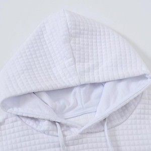 Sweat-shirt à capuche matelassé pour homme, en tissu gaufré texturé - Product Image 6