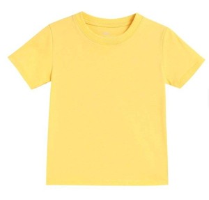 Camiseta de Manga Corta con Cuello Redondo para Niños, de Algodón Orgánico Sólido de Alta Calidad, 160g, Talla Grande, Antiencogimiento, para Niños y Niñas, Lista para Enviar - Product Image 4
