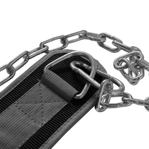 Premium Quality Neoprene Adjustable Breathable Unisex Dip Belt Chain <b>Weight</b> <b>Training</b> Bodybuilding Fitness Exercise Gym Workout - Product Image 3