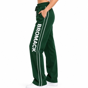 Pantalones Deportivos Casuales para Mujer, de Pierna Ancha, con Cordón en la Cintura, Cintura Elástica, Diseño Relajado y Cómodo - Product Image 4