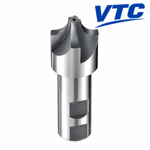 Fresa de esquina redonda de carburo de tungsteno más vendida, 2 filos, 16 mm de longitud de corte, sin recubrimiento, para centro de mecanizado CNC - Product Image 1
