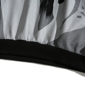 Sweat-shirt à capuche noir pour homme, logo personnalisé, taille américaine, sweat-shirt graphique à épaules tombantes, streetwear, sweat-shirt de créateur - Product Image 4