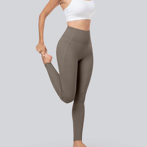 Legging personnalisé pour femme, taille mi-haute élastique, vêtement de fitness, écologique, respirant, design ergonomique. - Product Image 4