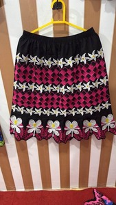 Faldas de Verano Bordadas de Estilo Hawaiano, Faldas Midi Largas y Suaves de Alta Calidad para Mujer - Product Image 4