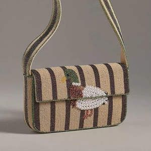 Bolso Artesanal Étnico de Lujo Indio Colorido con Cuentas, Asa de Baguette de Cuentas de Vidrio, Bolso Casual Duradero, Estilo Moderno, Étnico Premium - Product Image 6