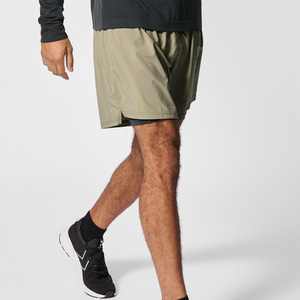 Pantalones Cortos Deportivos para Hombre, Cintura Alta, con Cordón, de Poliéster/Algodón No Tejido, para Correr, Secado Rápido, Transpirables, Ecológicos - Product Image 3