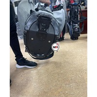 Sac de golf gris en tissu Oxford, sac de golf imperméable en polyester avec fermeture éclair, léger et de grande capacité pour les voyages