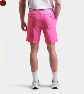 Shorts de golf roses pour hommes, séchage rapide, extensibles, décontractés, avec ceinture, pour les sports de plein air - Product Image 6