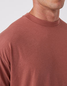 T-shirt d'été unisexe sur mesure à épaules tombantes, en coton et polyester épais, coupe ample, grande taille pour homme - Product Image 2