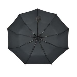Wholesale Custom High Quality 3 Fold Folding <b>Windproof</b> UV Black 190T Pongee Fully-Automatic Open Close Shenzhen Origin <b>Umbrella</b> - Product Image 3