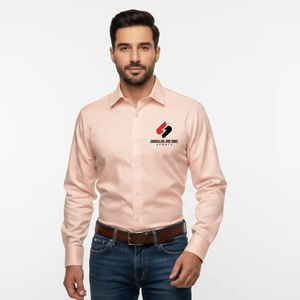 <b>Men</b> Formal <b>Dress</b> Shirt Long Sleeve Cotton Blend Slim Fit Business Office Wear Comfortable Breathable Classic Shirt - Product Image 3