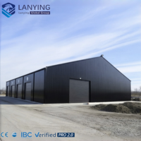 Structure en acier préfabriquée facile à assembler, entrepôt industriel, atelier, bâtiment modulaire en métal, hangar, directement de l'usine