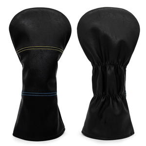 Cheap Price Custom Logo Golf Head Covers Premium Waterproof PU Leather <b>Driver</b> Fairway Wood Hybrid <b>Headcover</b> For Sale - Product Image 1