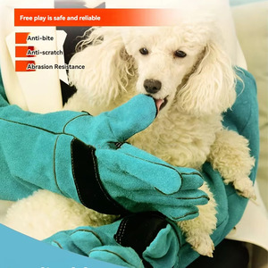 Guantes de Manipulación de Animales de 60 cm, Resistentes a Mordeduras, de Piel de Vaca, para Gatos, Perros, Aves, Serpientes y Reptiles, Venta al Por Mayor - Product Image 5