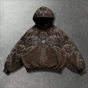 Ensemble de survêtement pour homme 400 GSM, style Y2K, avec sweat à capuche imprimé en relief et pantalon de survêtement oversize, streetwear de haute qualité, directement de l'usine - Product Image 1