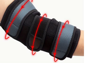 HAWK SPORTS INDUSTRIES Support de Coude Ajustable et Respirant pour Football, Protection Essentielle, Fermeture Auto-agrippante, Entraînement de Force - Product Image 4