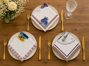 Serviette de table en lin personnalisée, lavable et réutilisable, pour la maison, l'hôtel, le restaurant et la décoration de mariage - Product Image 5