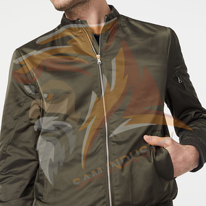 Chaqueta de Satén para Hombre de Alta Calidad, Chaqueta de Satén OEM de Alta Calidad, Chaquetas de Satén con Logotipo Personalizado Bordado/Estampado - Product Image 3