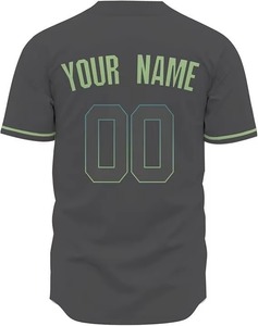Camiseta de Béisbol Deportiva Transpirable Personalizada al Por Mayor, Precio de Fábrica 2026, Unisex para Adultos, Servicio Antibacterial de Secado Rápido - Product Image 2