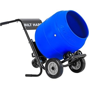Electric Cement Mixer, Poly Drum Concrete Mixer Heavy Duty, Portable <b>Power</b> Cement Mixing <b>Tools</b> for Stucco, Mortar, Fodder - Product Image 1