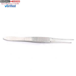 Pinzas para Tejidos IRIS, 4 Unidades, Rectas, 1x2 Dientes Serrados, Instrumento Quirúrgico Manual Económico, Manipulación Precisa de Tejidos, Uso Médico Clínico - Product Image 6